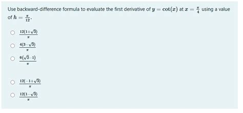 Backward Difference Formula 的图像结果