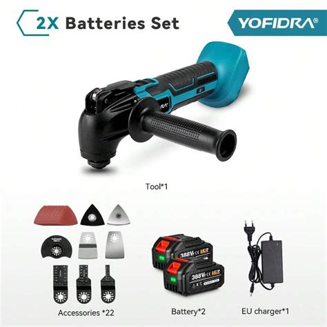 Yofidra Oscillating Multi Tool Set, Electric Shovel Cutting And ...