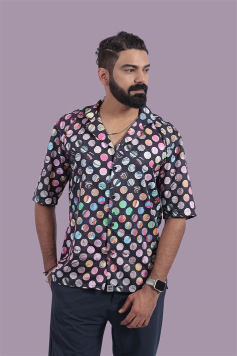 Fiesta Dots Design Relax Fit Half Sleeves Shirt – Stitch Monkey