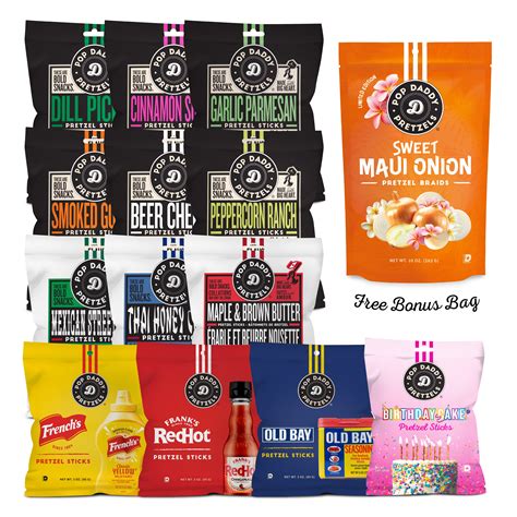 TikTok bag Pretzel Sampler plus a BONUS Bag of Sweet Maui Onion ...