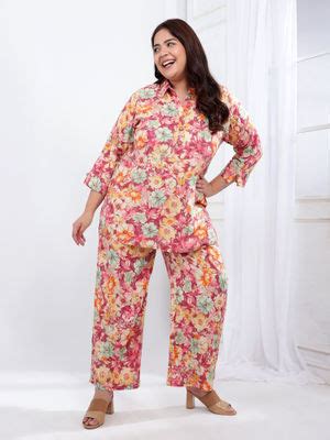 Buy Bani Women Plus Size Printed Womens Co-Ord Tunic with Trouser (Set ...