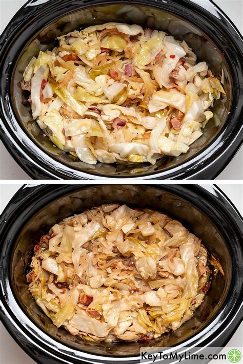 BEST Crockpot Cabbage {Slow Cooker Cabbage with Bacon Recipe VIDEO ...