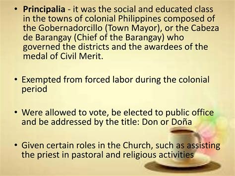 Philippine History- Social Status during Spanish Era-last years of ...