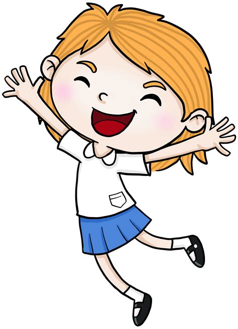 Happy Girl Clip Art