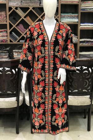Embroidered Black Coat – Vanya | Angad Creations
