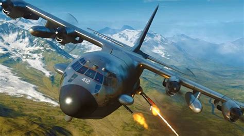 AC-130 - тяжеловооружённый самолет поддержки сухопутных подразделений ...