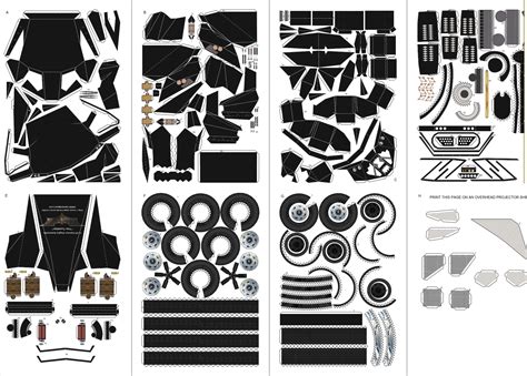 Batmobile Tumbler Papercraft – Josh Elias Joy