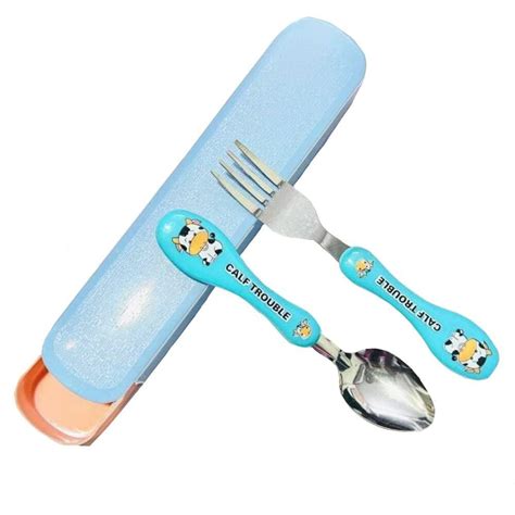 XAVRY Kids Silverware with Plastic Handle | Childrens Safe Flatware ...