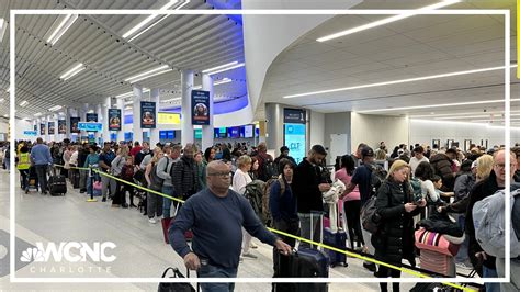 Charlotte airport sees delays ahead of expected severe weather Sunday ...