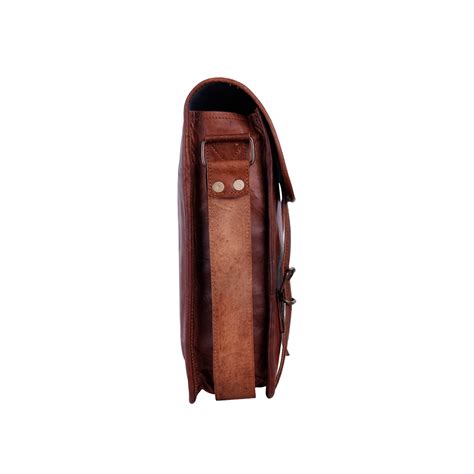 Scout Leather Messenger Bag College Office Leather Laptop Bag (15 inch ...