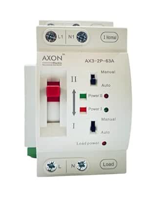 Axon Electric 2 pole mini ATS AX3-2P-63A Automatic Transfer Switch ...