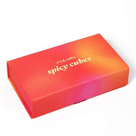 Spicy Cubes (1 caja) 8 cubos de azúcar con sabor a canela para mejorar ...