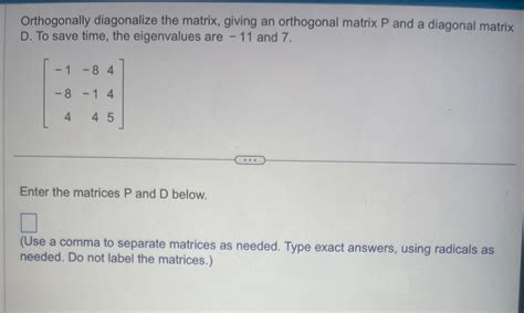 Image result for Orthogonal Transformation Matrix Diagonalization