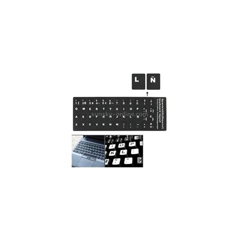 Buy HUIFANGBU Spanish Learning Keyboard Layout Sticker for Laptop ...