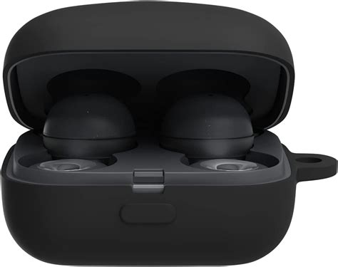 Mavro Silicone Case Cover Compatible with Sony LinkBuds WF-L900 (Black ...