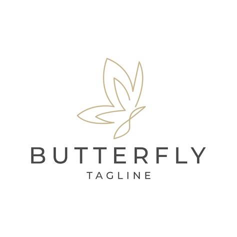 Butterfly logo icon design vector | Premium Vector