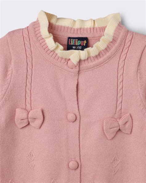 Buy Girls Contrast Frill Sweater | Lilliput World