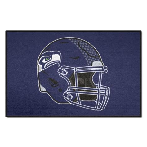 FANMATS Seattle Seahawks 1-1/2-ft x 2-1/2-ft Navy Indoor Sports Door ...