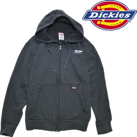 1点物 ディッキーズDICKIES黒サーマル裏地スウェットパーカー古着SメンズレディースOKアメカジ90sストリート/スポーツMixトレーナー ...