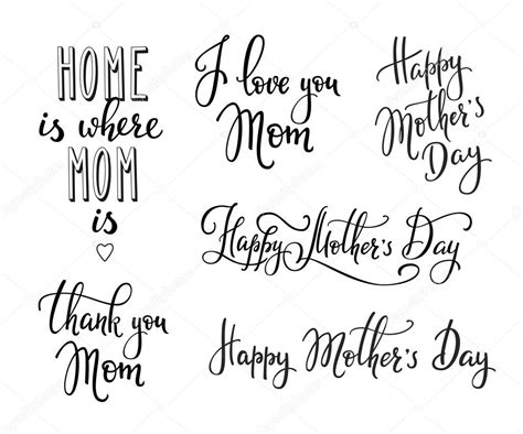 Calligraphy Happy Mothers Day Font | Lovealways Marissa