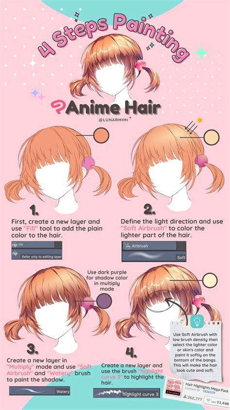 Image result for Anime Hair Coloring Tutorial