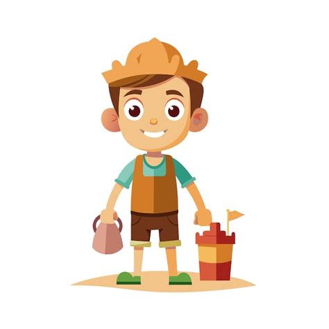 Beautiful professional cartoon character design vector illustration ...