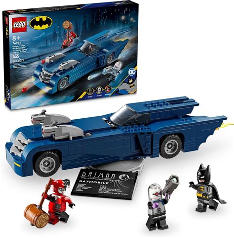 Amazon.com: LEGO DC Batman : Batman with The Batmobile vs. Harley Quinn ...