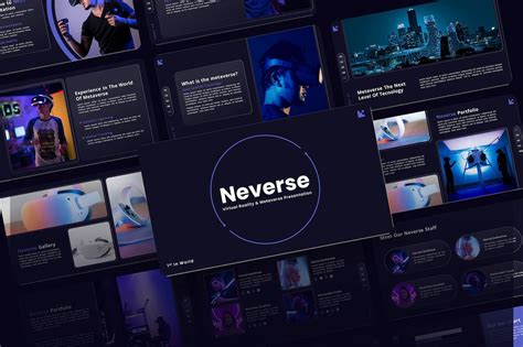 VR/元宇宙PPT设计模板 Neverse – Metaverse PowerPoint Template – 设计小咖