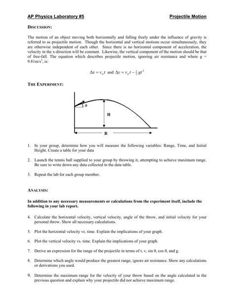 Image result for Projectile Motion Experiments