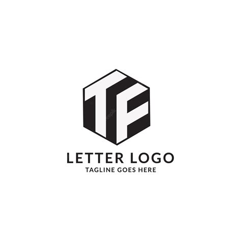 Modern letter mark t f logo design template | Premium Vector