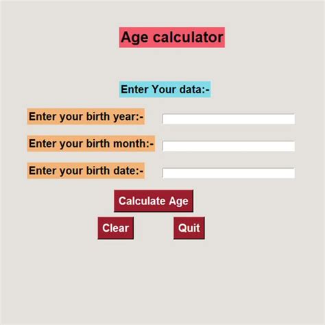 Image result for Age Calculator in Python