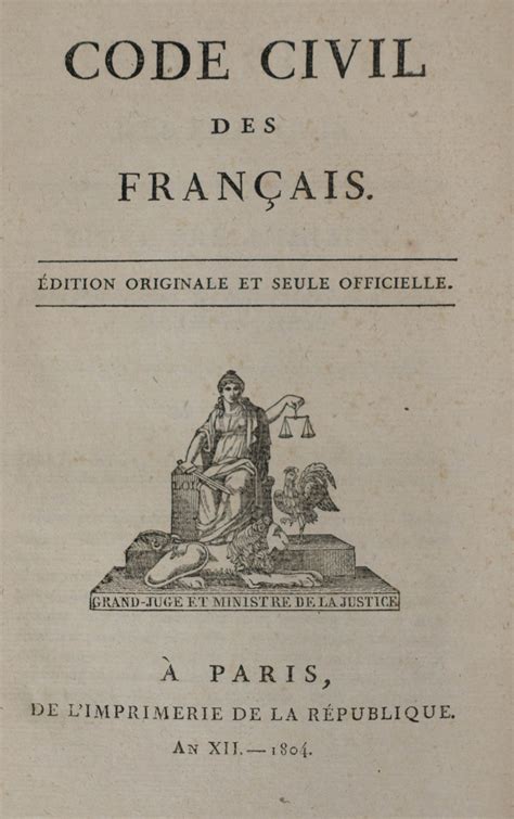 Code Civil De Francais
