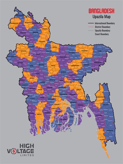 Bangladesh Upazila Map (BD Map) :: Behance