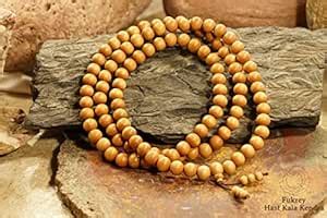 FUKREY Orignal Sandalwood Meditation Mala, White Sandalwood 108+1 Beads ...