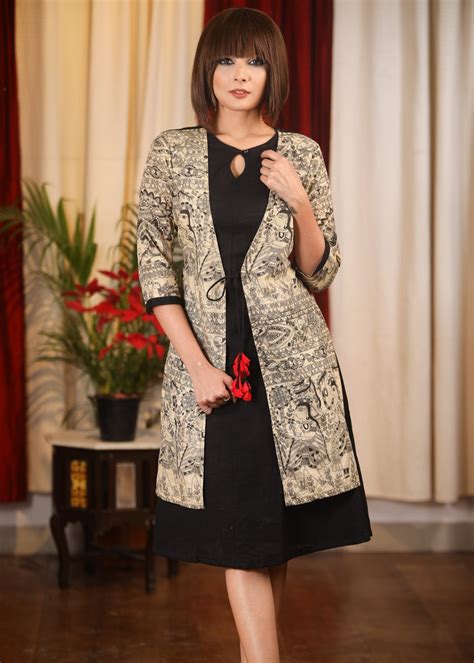 Madhubani Printed Jacket – Sujatra
