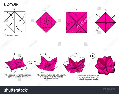 Image result for Origami Lotus Flower Variations