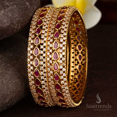 Micro Gold Plated Kada Bangles – Page 2 – Sasitrends