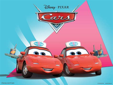 Cars: Mia and Tia Desktop Wallpaper ️ ️ - online puzzle