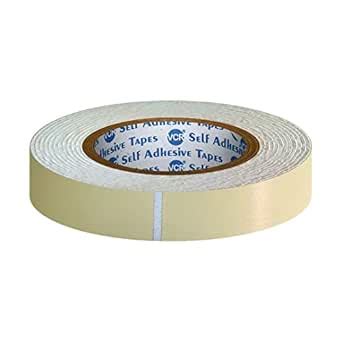 VCR Double Side White Foam Tape - 2.5 Meters in Length - 18mm / 0.75 ...