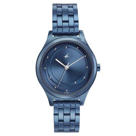 Buy Online Fastrack Style Up Blue Dial Stainless Steel Strap Watch for ...