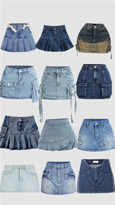 Denim Short Skirt in 2025 | Dope fashion outfits, Stylish outfits ...
