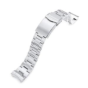 MiLTAT metal watch band compatible with Seiko Baby MM SBDC061 SPB077 ...