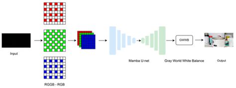 A Mamba U-Net Model for Reconstruction of Extremely Dark RGGB Images