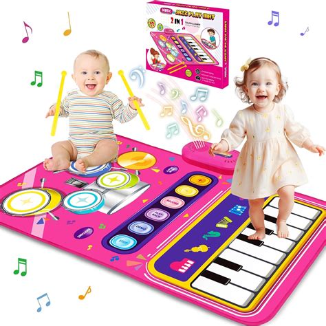 Buy Toys for 1 Year Old Girl Gifts: Baby Piano Mat Toddler Toys Age 1-2 ...