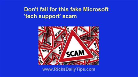 Image result for Microsoft Tech Support Scam