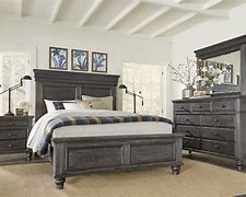 Image result for Rooms To Go Lake Town Gray 5 Pc Queen Panel Bedroom