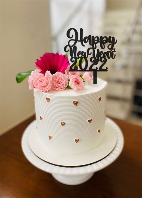 New year cake topper