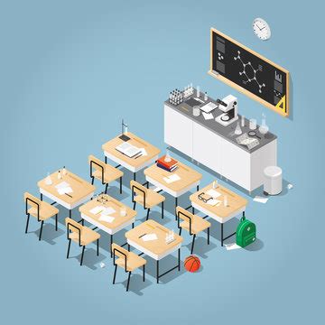 Image result for Isometric Math Classroom Animation