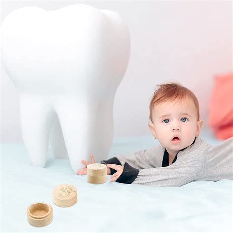 Buy 2Pcs) Tooth Fairy Box for Boys and Girls Wooden Baby Teeth Fairy ...
