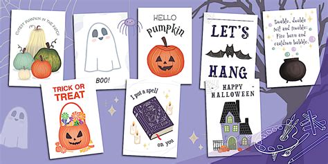 Halloween Sayings and Phrases Posters Pack